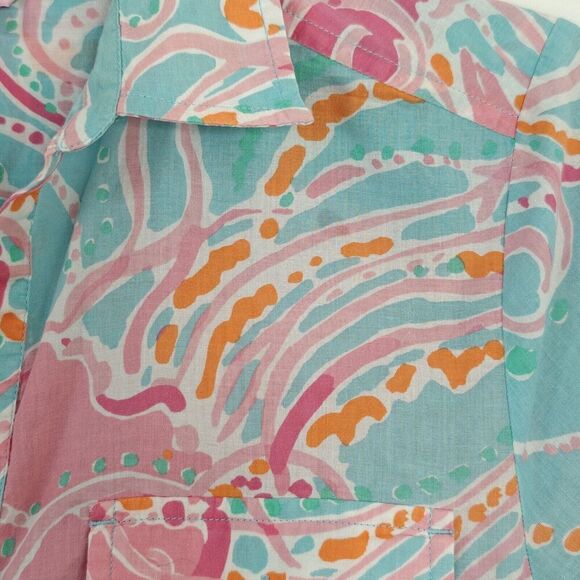 Lilly Pulitzer Captiva Tunic Shirt Dress Size XS Jellies Be Jammin Resort Beachy - Picture 11 of 11